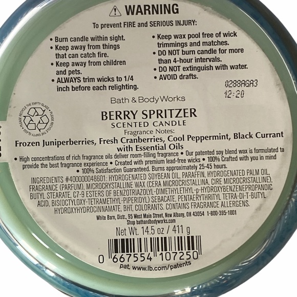 Bath & Body Works Berry Spritzer - Picture 2 of 3